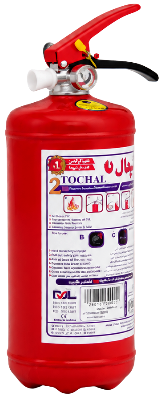 کپسول دستی پودر و گاز ۲ کیلوگرم دادرس آتش توچال