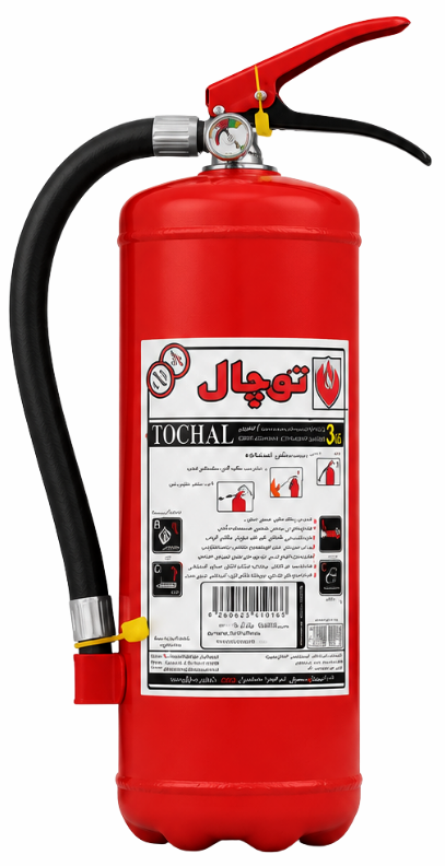 کپسول دستی پودر و گاز ۳ کیلوگرم دادرس آتش توچال