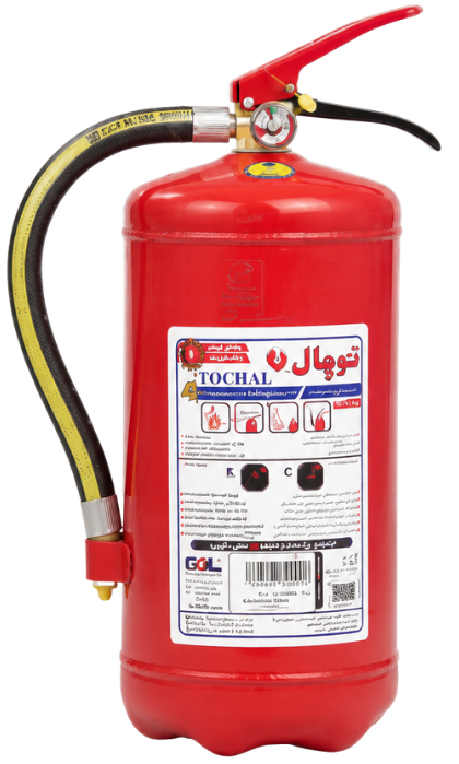 کپسول دستی پودر و گاز ۴ کیلوگرم دادرس آتش توچال