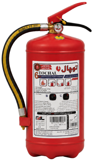 کپسول دستی پودر و گاز ۶ کیلوگرم دادرس آتش توچال