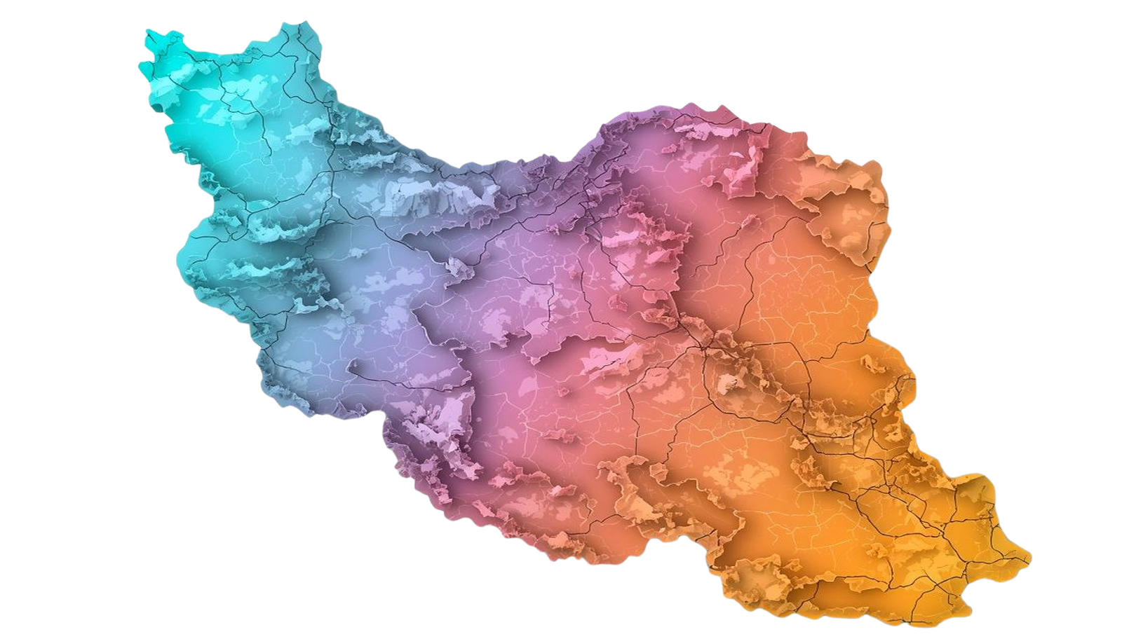 نقشه کامل ایران